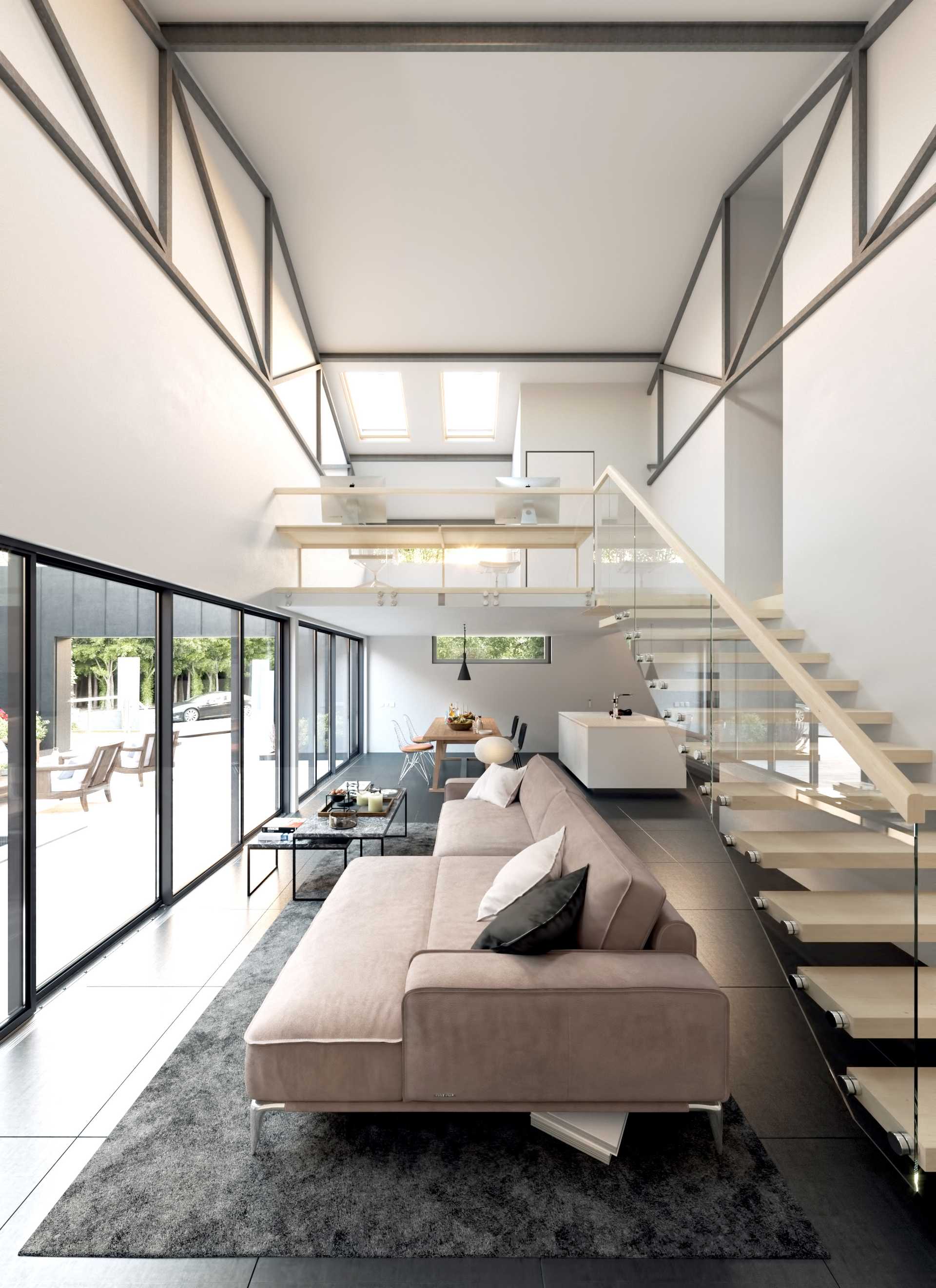 Rénovation d'une maison contemporaine par un architecte d'intérieur dans la région de Bruxelles-Capital